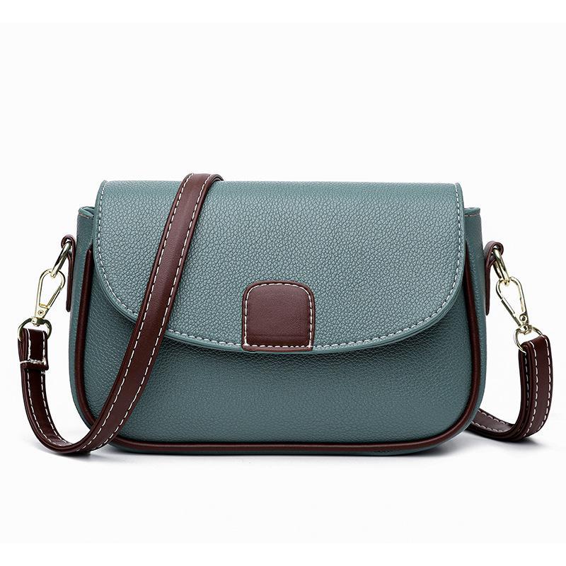 Fashion Shoulder Bags Women - Elegant blue small square crossbody bag with adjustable strap, perfect for modern fashion.