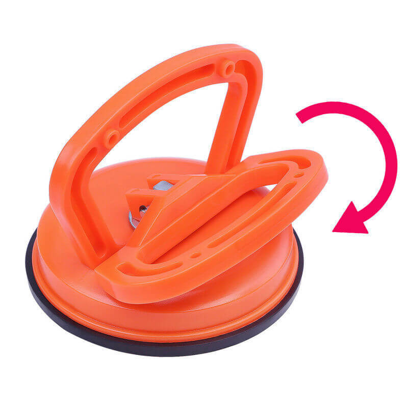 Auto Body Repair Tools - 1Pc Large Suction Cup Puller showcasing its unique rotating handle, designed for ease in car dent repair.