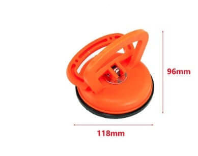 Auto Body Repair Tools - 1Pc Large Suction Cup Puller with measurements indicating size, essential for effective car dent repair.