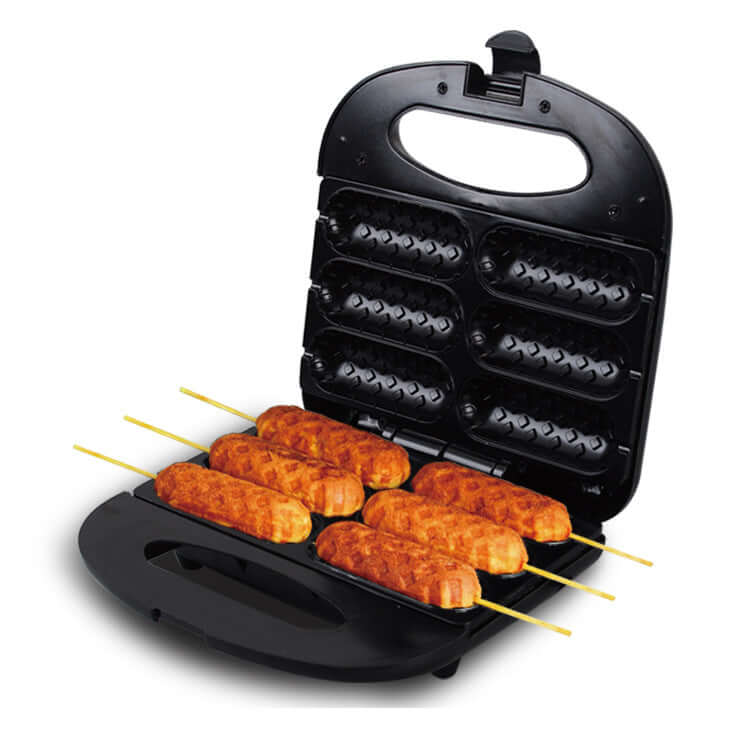 Electric Sausage Machine with Automatic Temperature Control - 750W Power, ABS & Iron Construction.