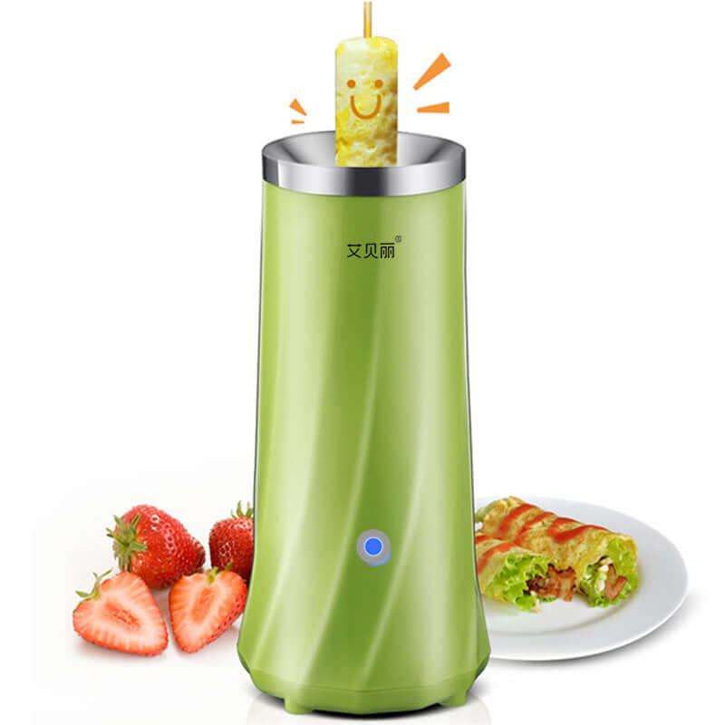 Mini Breakfast Maker - Fully Automatic 50W Multifunctional Machine in Beige.
