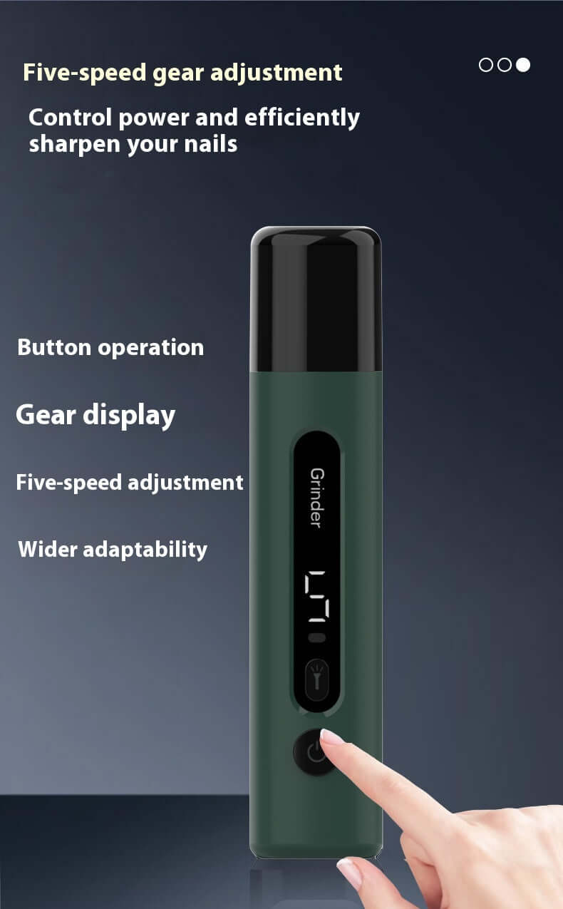 Dropshipman best nail grinder for dogs and cats with five-speed gear adjustment and digital display
