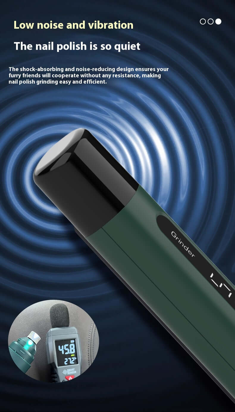 Dropshipman best nail grinder for dogs and cats with low noise and vibration for easy grooming
