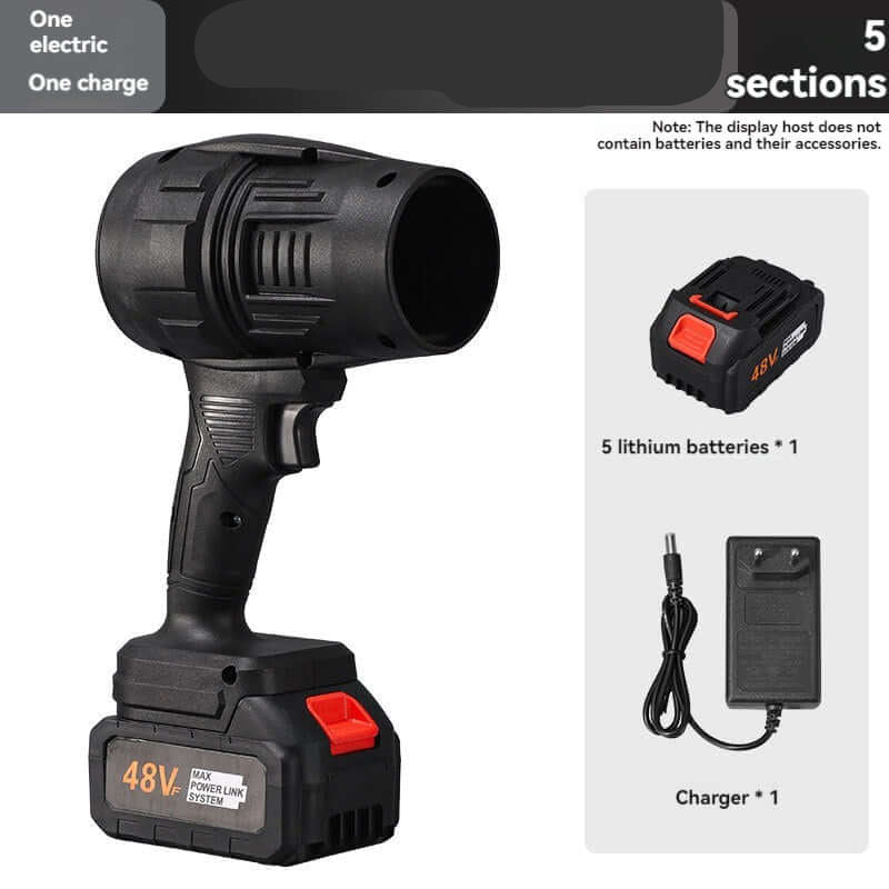 Rechargeable air blower with 48V battery and charger by eprolo cordless handheld design