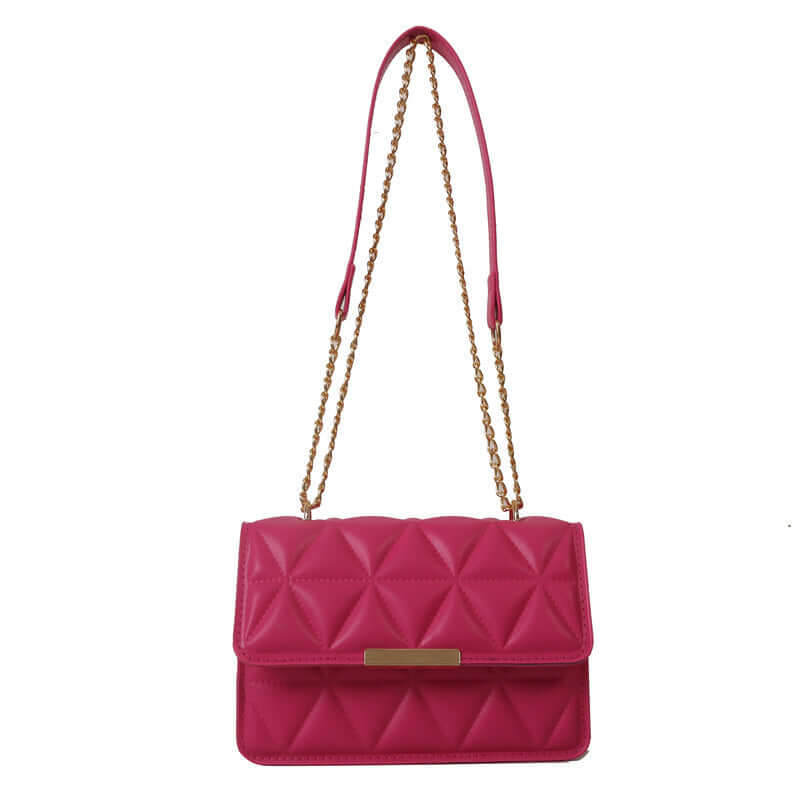 Rose Red Women's Fashion Casual Retro Simple Messenger Bag - retro fashion shoulder bag