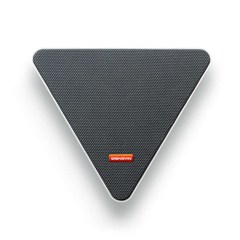 Dropshipman smart wireless speaker for home with triangular design and black mesh cover