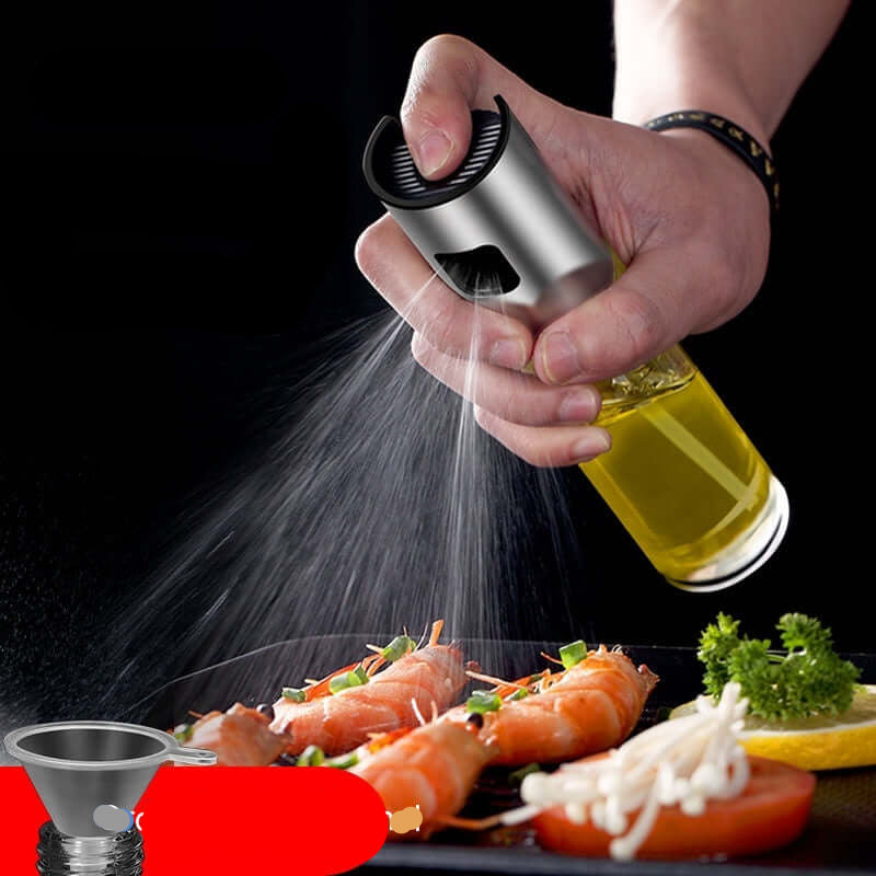 100ml Kitchen Oil Dispenser with 304 Stainless Steel, Modern Simplicity & Funnel Included.