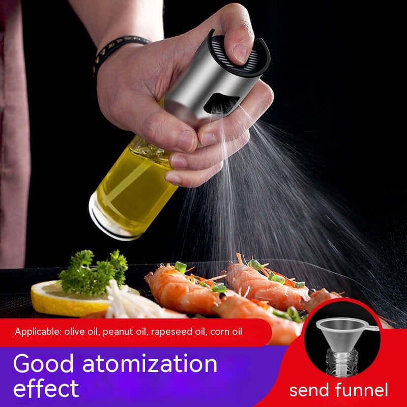 100ml Kitchen Oil Dispenser with 304 Stainless Steel, Modern Simplicity & Funnel Included.