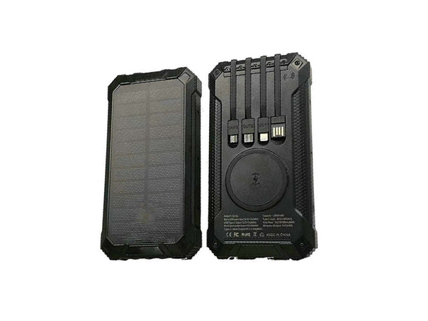 20000mAh Solar Power Bank, Wireless Charging Outdoor Portable Battery for Mobile Phones - CozyTech Living961029B378074F89933D6E3C8803BB98