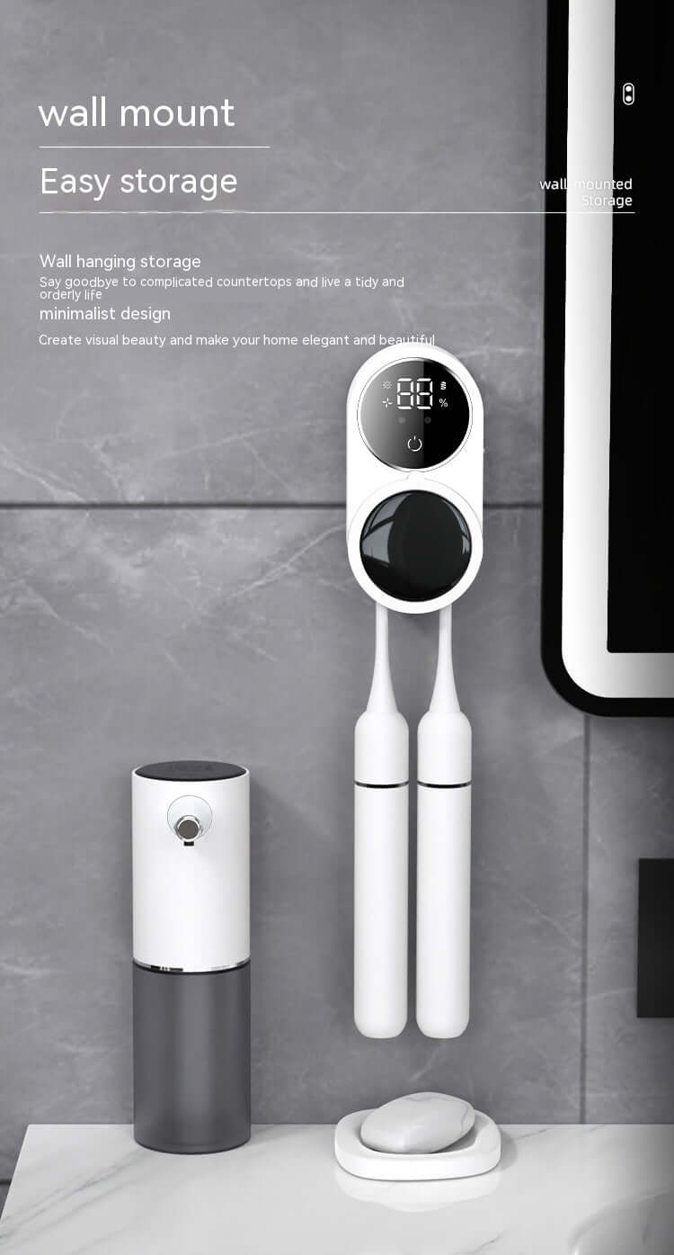 UV Toothbrush Sterilizer with Intelligent Sensor, Portable Toothbrush Disinfectant, USB Powered.