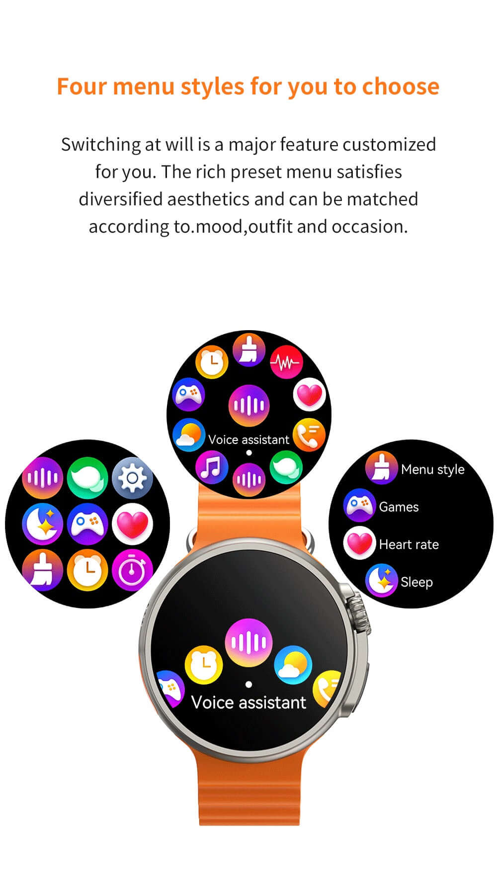 K9 Wireless Charging Smartwatch With 1.39" Round Screen, NFC, Health Monitoring, 100+ Sports Modes.