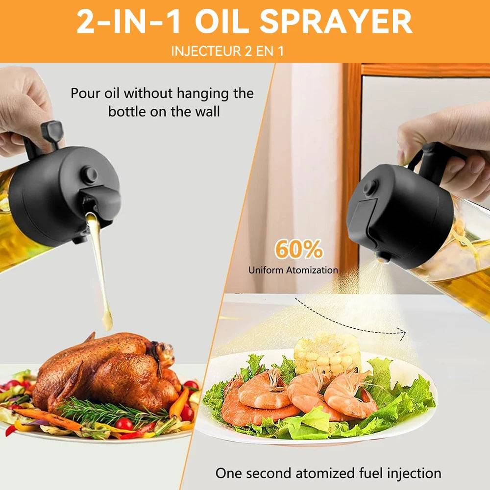 2 in 1 Oil Spray Bottle-CozyTech Living