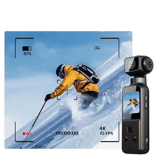 4K HD Anti Shake Camera Mini with 4X Optical Zoom and 128GB Storage Support.