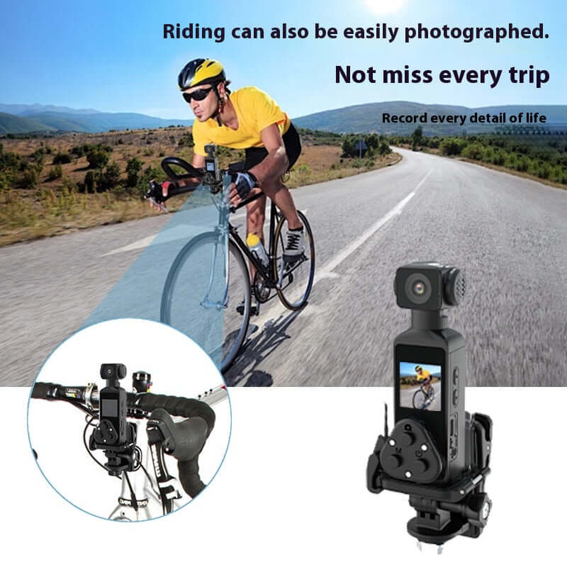4K HD Anti Shake Camera Mini with 4X Optical Zoom and 128GB Storage Support.