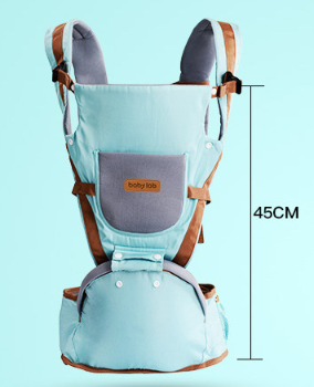 Baby carrier showcasing a modern design, part of comfortable baby carrier options, featuring adjustable straps and a supportive structure.