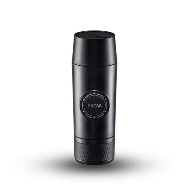 Mini Espresso Coffee Maker Portable Rechargeable Mech showcasing a sleek design, perfect for making espresso on the go with this compact espresso machine, ideal for coffee lovers.