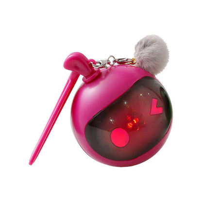 Elastic Self-Hi Relief Cat Toy – Engaging Pet Toys for Cats in Green & Rose Red.