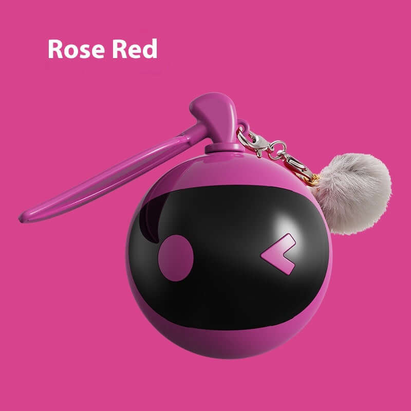 Elastic Self-Hi Relief Cat Toy – Engaging Pet Toys for Cats in Green & Rose Red.
