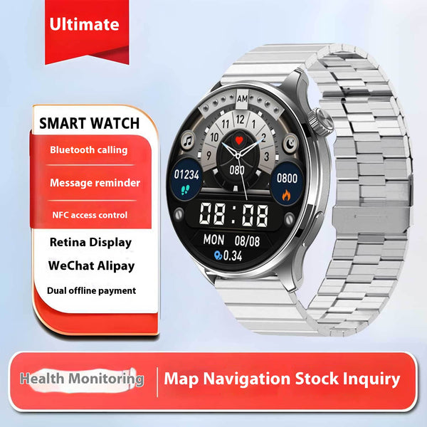 High Precision Health Monitoring Watch For Kids with a sleek design, showcasing Bluetooth calling, message reminder, and a retina display for easy navigation.