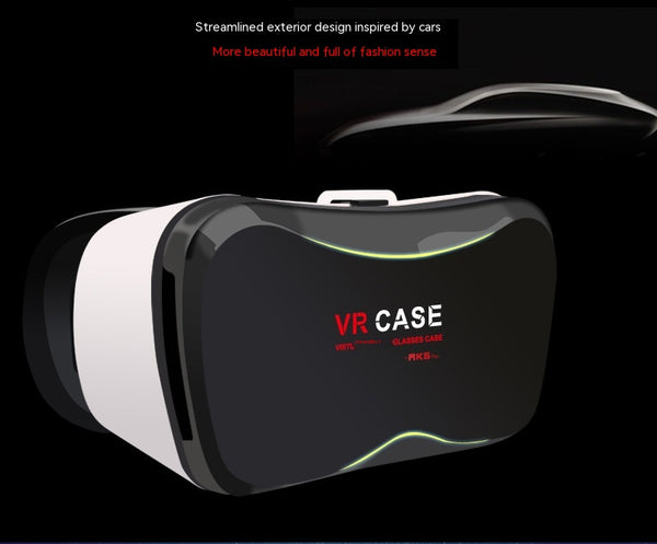 Stylish VR CASE with streamlined design emphasizing the high quality vr headset capabilities, perfect for enhanced virtual reality immersion.