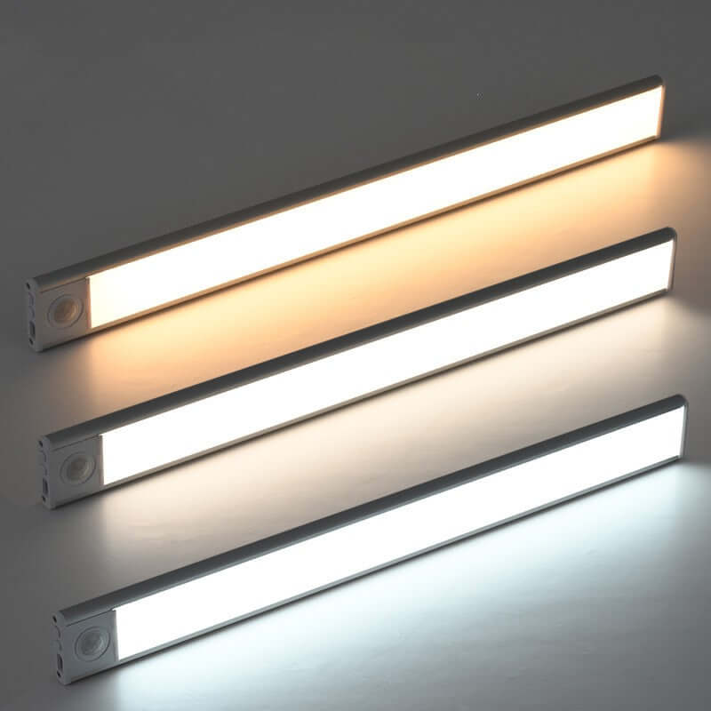 Intelligent LED Light with Body Sensing Technology - Rechargeable Aluminum Alloy Design.