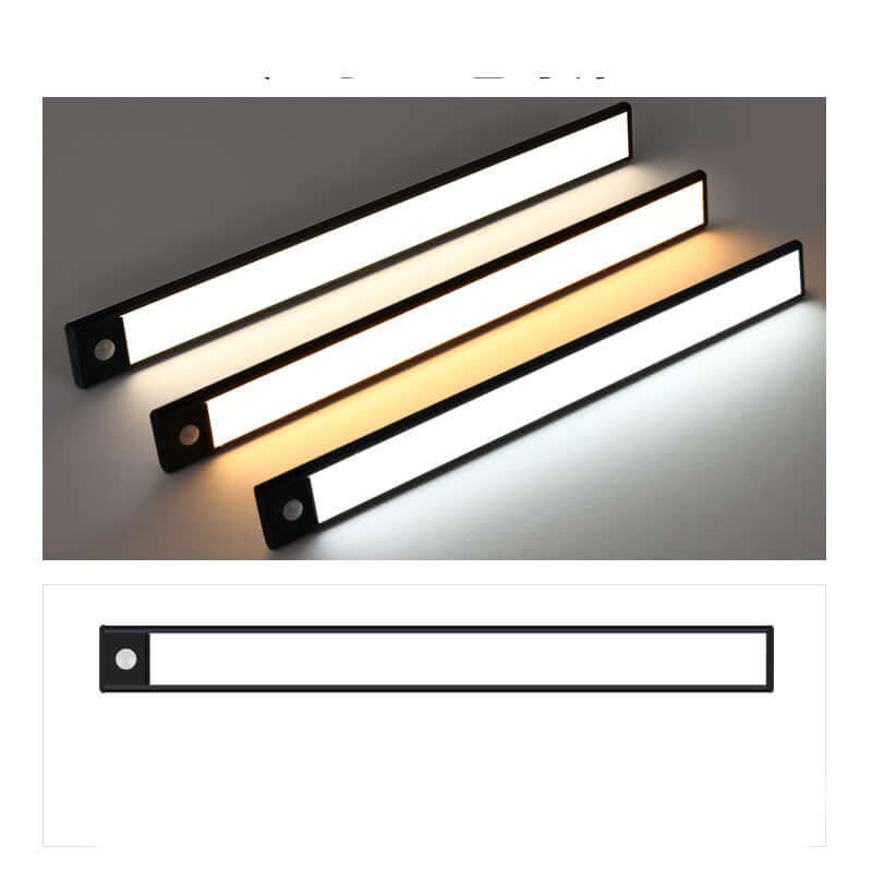 Intelligent LED Light with Body Sensing Technology - Rechargeable Aluminum Alloy Design.