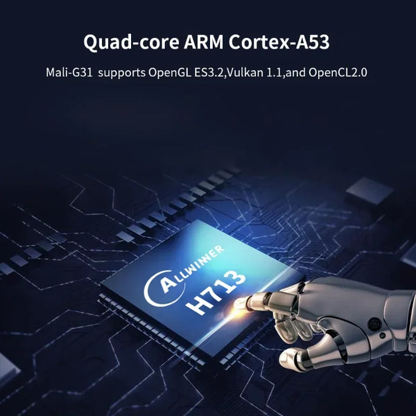 Get to know the powerful Quad-core ARM Cortex-A53 processor in the New HY300 Smart Portable Projector, an android smart projector designed for delivering high-quality 4K video, perfect for entertainment enthusiasts.