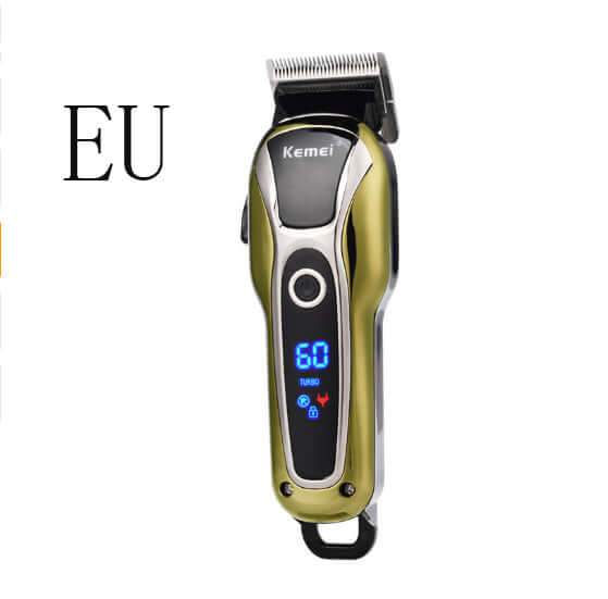 Professional Beard Trimmer - Rechargeable Electric Hair Clippers for Men with 120 Min Runtime.