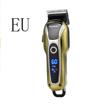 Professional Beard Trimmer - Rechargeable Electric Hair Clippers for Men with 120 Min Runtime.