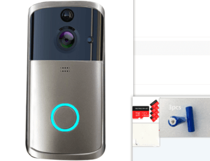 Smart Doorbell Camera with HD Video, Two-Way Intercom, Night Vision, and Remote Access.