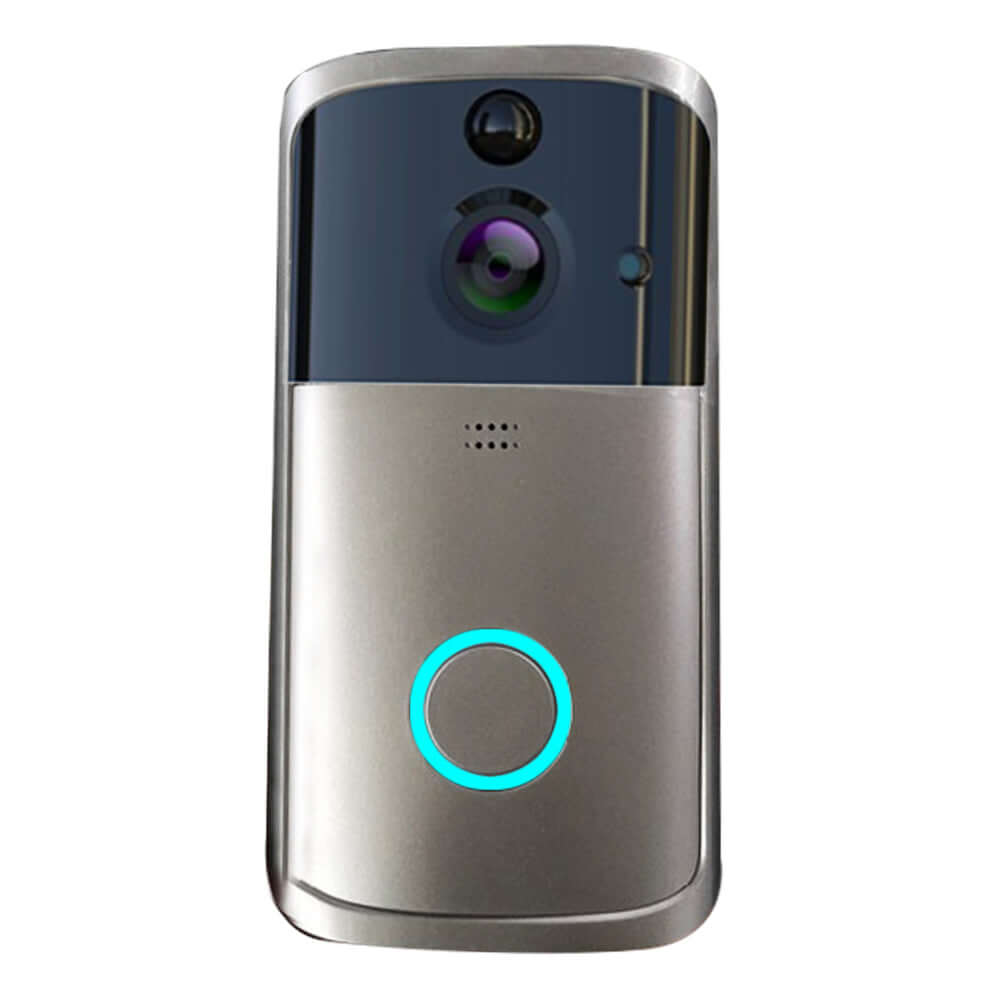 Smart Doorbell Camera with HD Video, Two-Way Intercom, Night Vision, and Remote Access.