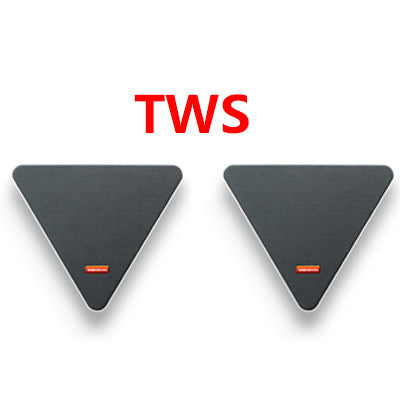 Pair of Fashionable Home Wall Mounted Bluetooth Speakers showcasing TWS (True Wireless Stereo) functionality.
