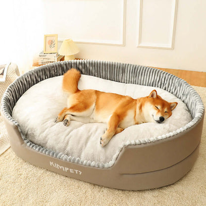 Washable Dog Bed - Waterproof Cotton Cushion in Multiple Sizes (S-M-L-XL-3XL).