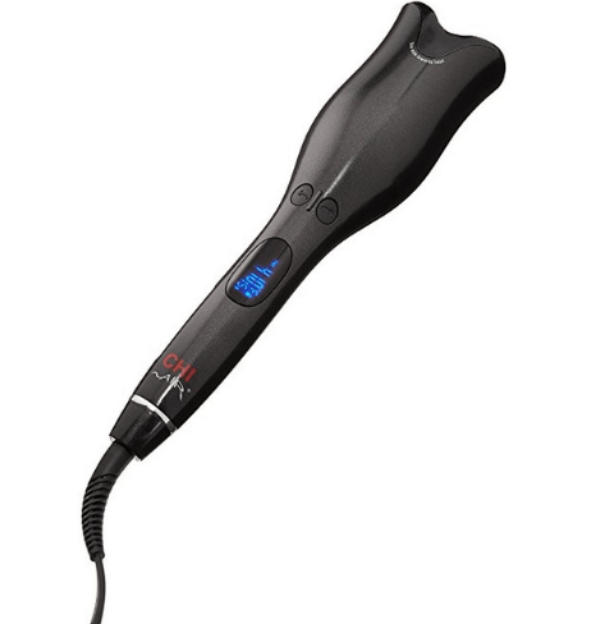 Dropshipman black curling iron with digital display and ergonomic design best curling iron for quick curls