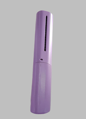 Purple cordless hair straightening brush by Dropshipman with sleek compact design