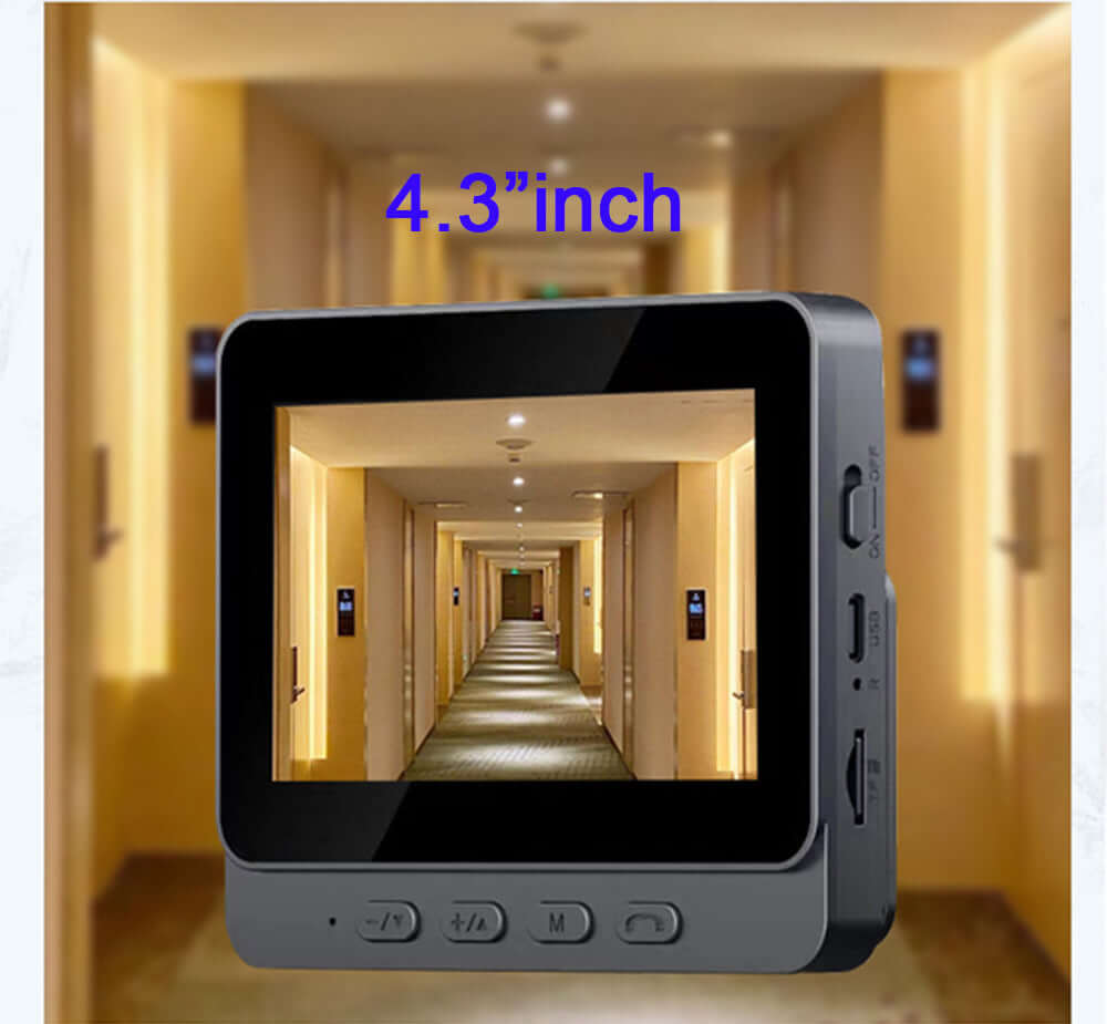 Smart Doorbell Camera with HD Video, Two-Way Intercom, Night Vision, and Remote Access.