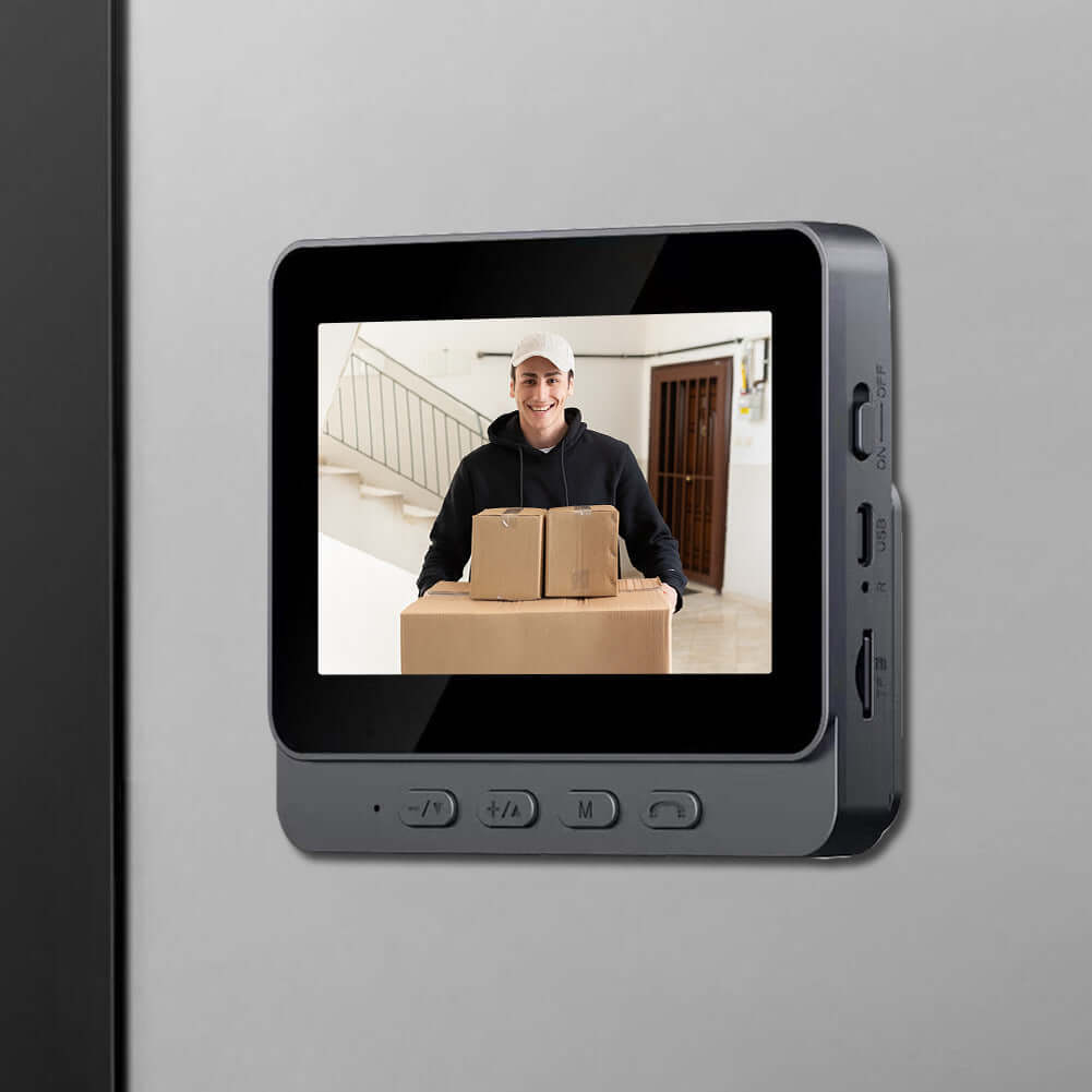 Smart Doorbell Camera with HD Video, Two-Way Intercom, Night Vision, and Remote Access.