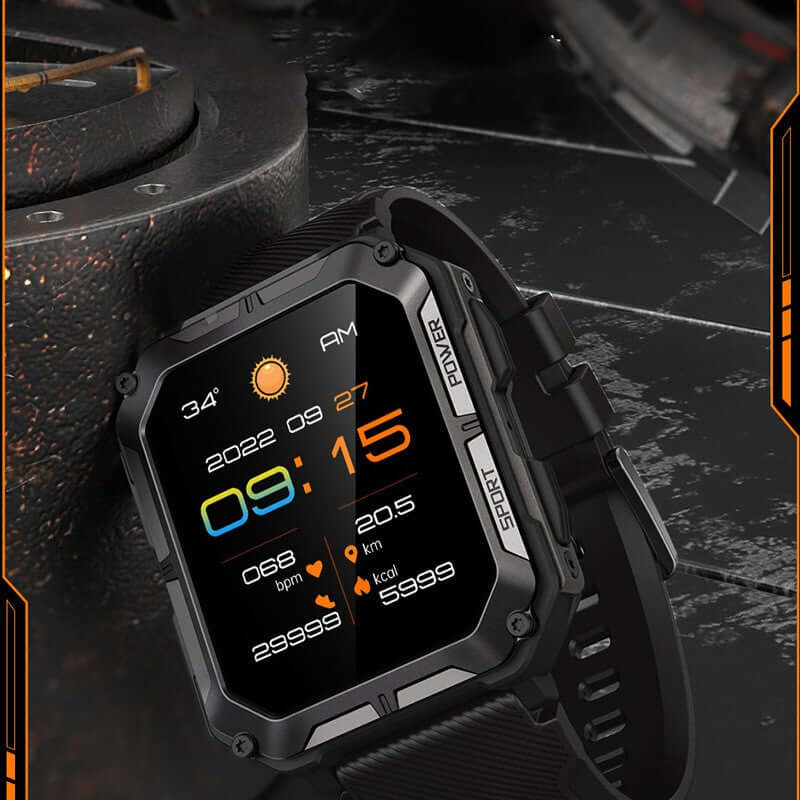 Dropshipman fitness smartwatch for Android and iOS with heart rate monitor and activity tracking