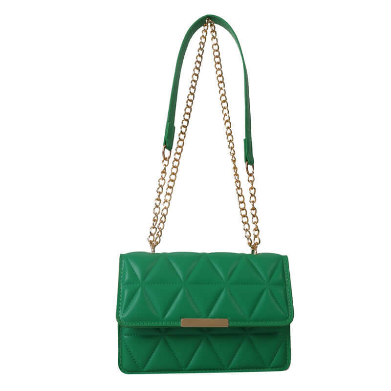 Green Women's Fashion Casual Retro Simple Messenger Bag - retro fashion shoulder bag
