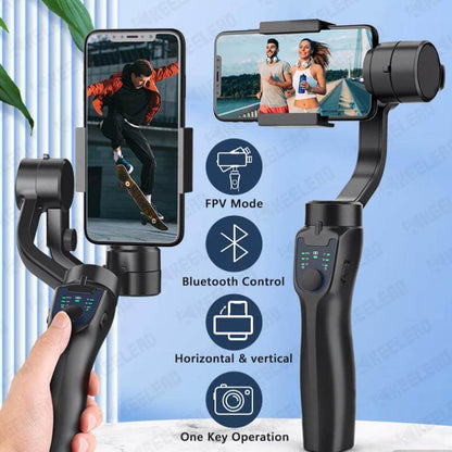 Handheld phone stabilizer for filming with Bluetooth control and FPV mode by eprolo