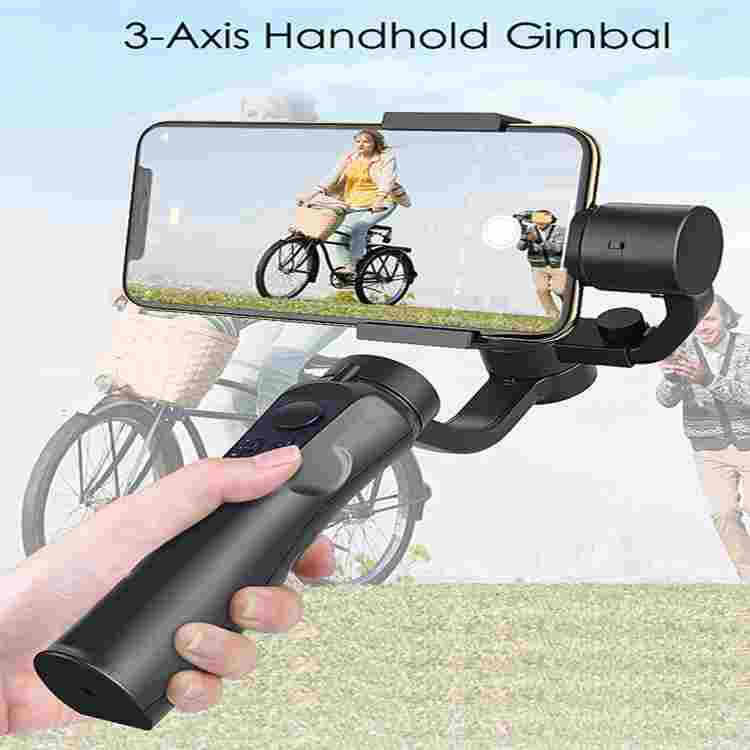 eprolo handheld phone stabilizer for filming 3-axis handheld gimbal with ergonomic grip