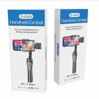 Eprolo 3-axis handheld phone stabilizer for filming with smartphone mount and ergonomic grip
