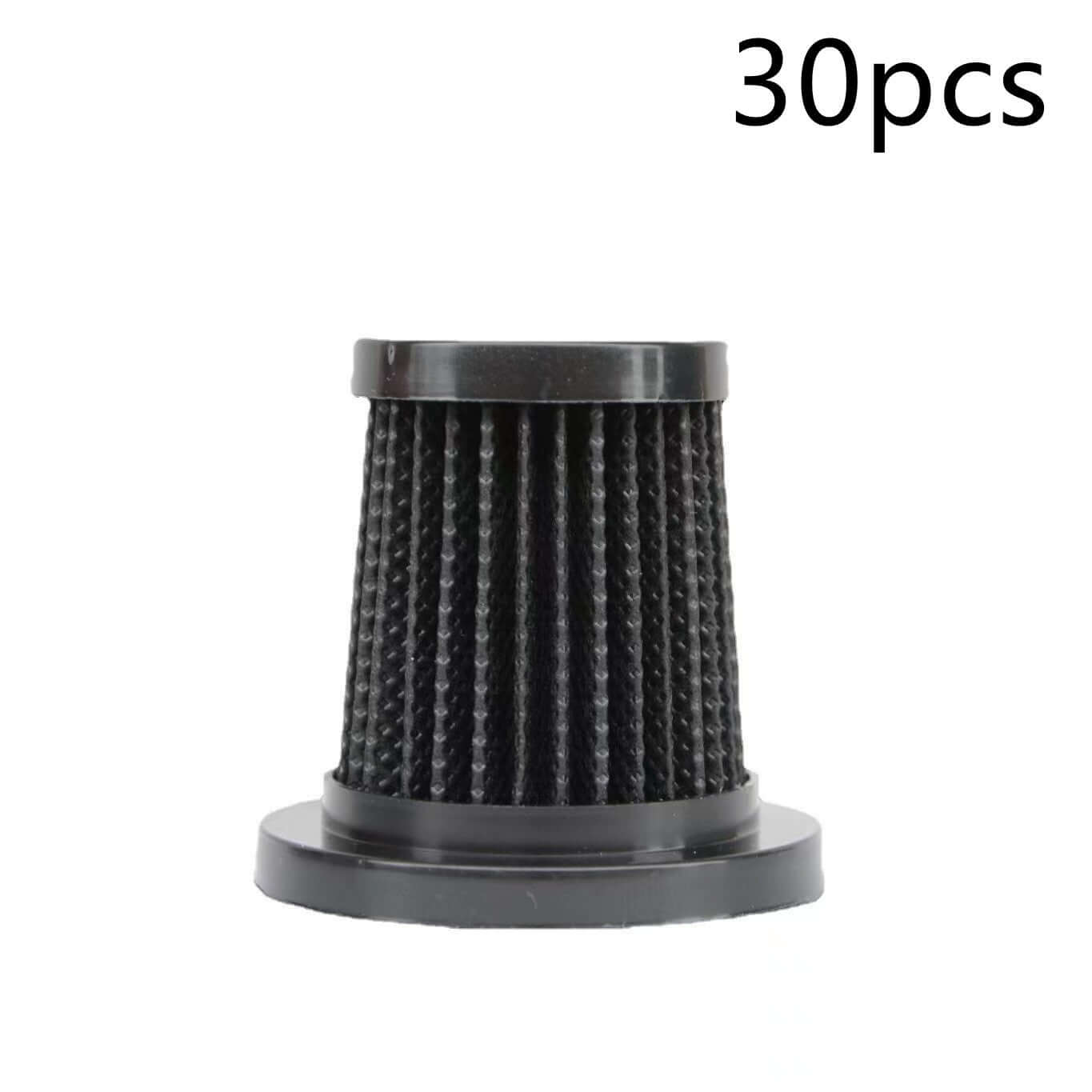 Smart home dust mite remover replacement filter in black with ribbed design by Dropshipman