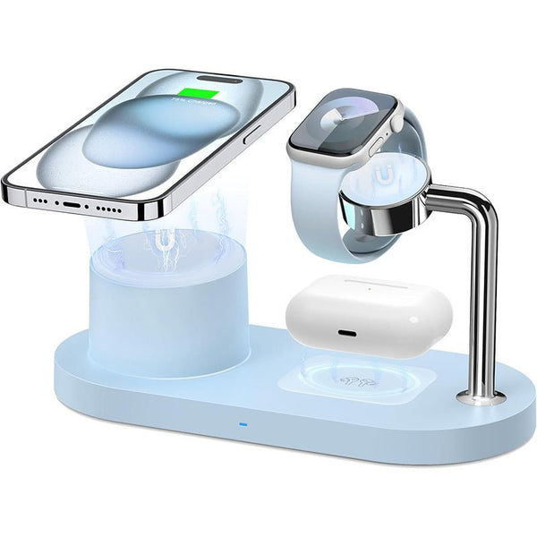 MagSafe 3 In 1 Wireless Charging Station for Apple Devices - Fast 15W Magnetic Charging - 64342780768E4AAE8547D039984BC375