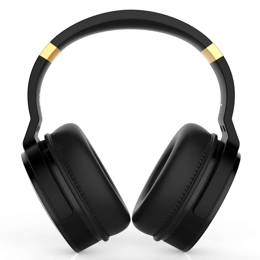 Another profile view of CozyTech Living Wireless Noise Canceling Headphones, showcasing the stylish headband and plush ear cushions.