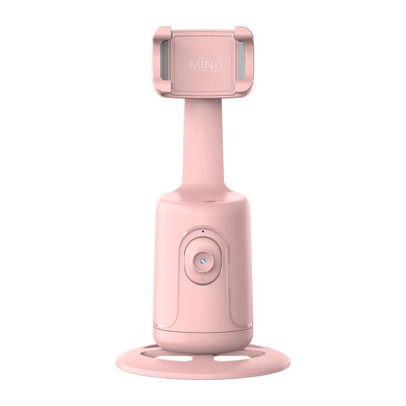 CozyTech Living pink vlogging phone mount with AI tracking for hands-free video recording