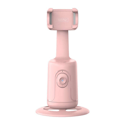 CozyTech Living pink vlogging phone mount with AI tracking for hands-free video recording