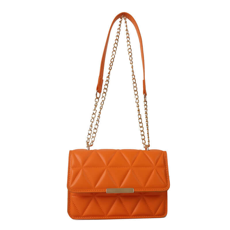 Orange Women's Fashion Casual Retro Simple Messenger Bag - retro fashion shoulder bag