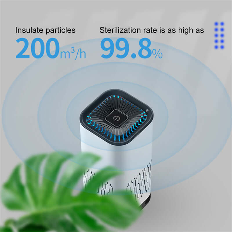 Dropshipman portable car air freshener ionizer with high sterilization rate and particle insulation