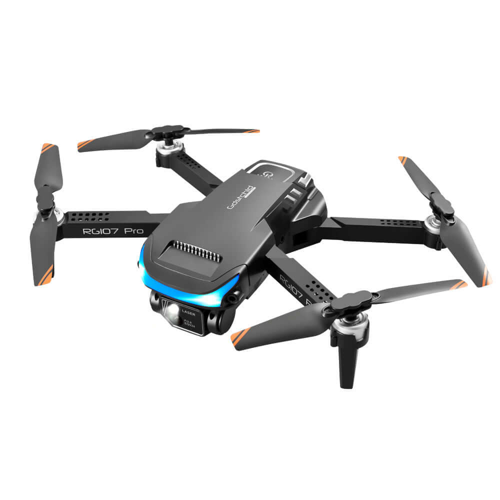 Dropshipman smart drone with obstacle detection featuring four propellers and a front camera